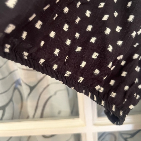 Knox Rose 4X Black White Polkadot Tiered Wrap Maxi Dress - Picture 10 of 13